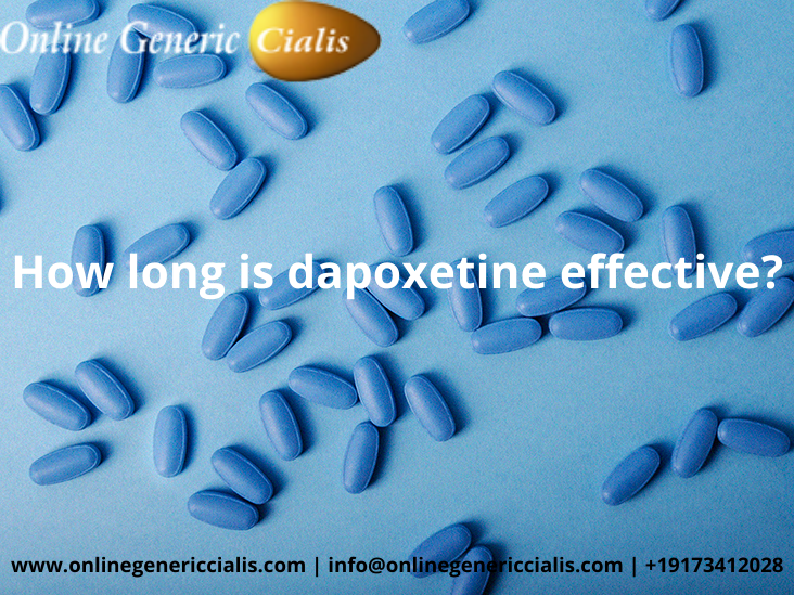 How long is dapoxetine effective?