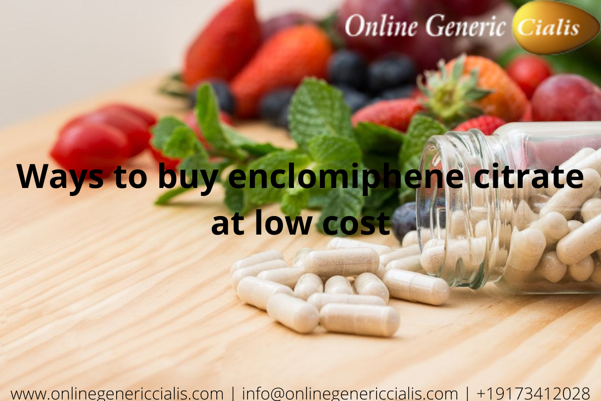 Ways to buy enclomiphene citrate at low cost